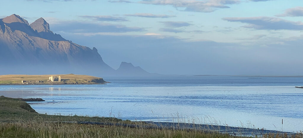 Vestrahorn mountain at dusk
