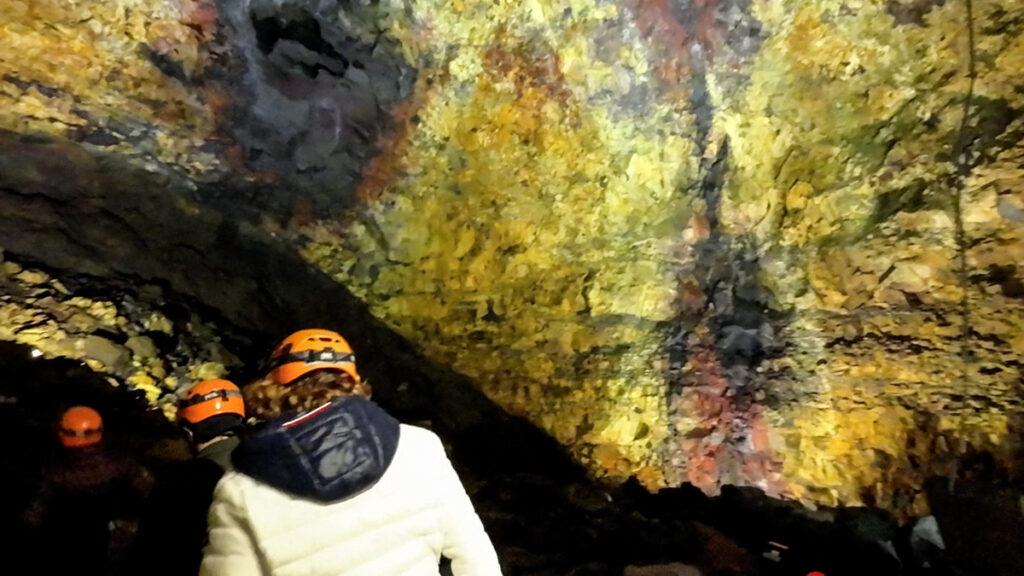 Inside a dormant volcano